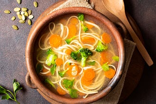 Chicken Noodle Soup for Diet