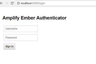 Adding AWS Amplify to an Ember.js Application