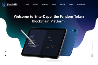 Enterdapp has launched a new website and started its pre-sale.