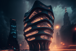 New York City futuristic buildings?