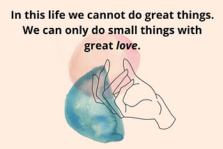 Choose love over fear (always)