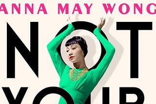 detail of book cover with portrait of Anna May Wong