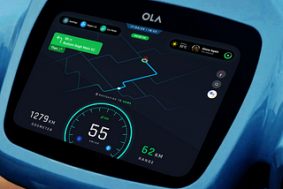 AI-Assisted Design: Crafting an Electric Two-Wheeler Dashboard Experience