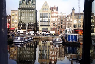De Wallen Street and Channels in Amsterdam