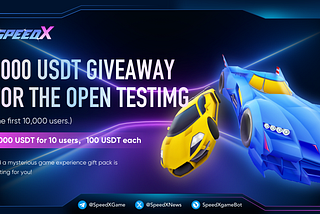 Join the SpeedX Open Test (Progress saved, but data wiped) and Claim Millions in Airdrop Rewards!