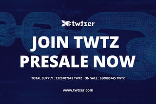 Twtzer’s DeSo Token TWTZ Presale is Live