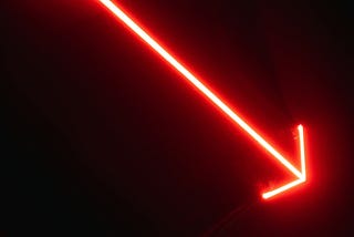Image of a downward arrow