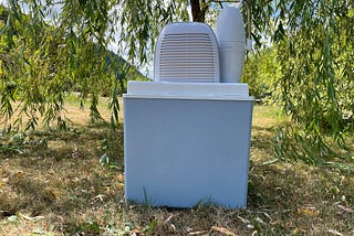 An outdoor / home-based Atmospheric Water Generator unit.