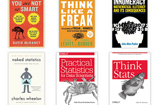 Aspiring Data Scientists! Start to learn Statistics with these 6 books!