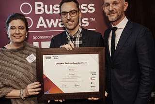 Meniga selected as National Champion at European Business Awards