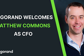 Matthew Commons Appointed CFO of Algorand