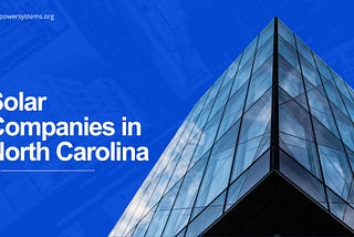 Solar Companies in North Carolina