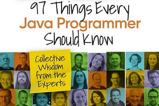 Book cover for 97 Things Every Java Programmer Should Know