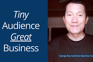 Tiny Audience, Great Business