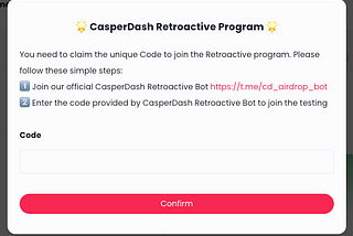 CasperDash Introduces Retroactive Program: Earn Rewards and Shape the Future of DeFi