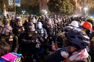 Police tactics at campus protests reveal disparities in approaches to public order and lessons…