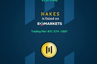 MAKES Token Sale Round I Sold Out. Trading is LIVE on ExMarkets