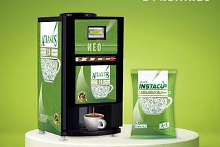 Atlantis Neo 2 Lane Tea and Coffee Vending Machine