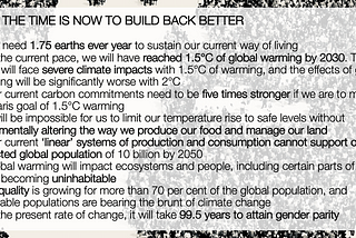 A sustainable post COVID-19 economic recovery: how the facts show us there is no other option