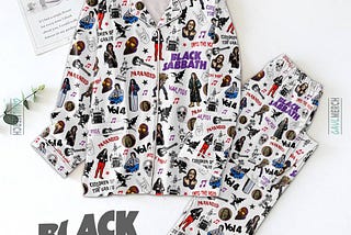 Rock Out in Comfort The Black Sabbath Paranoid for Relaxation Pajama Set
