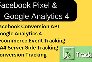 I Will Fix or Setup Facebook Pixel Google Analytics 4 Ecommerce Conversion API Tracking!