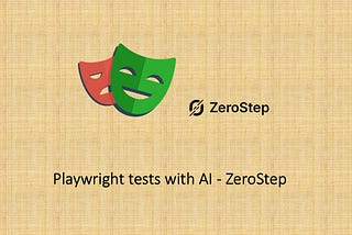 Playwright tests with AI — ZeroStep