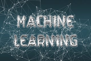 Words machine learning on black canvas