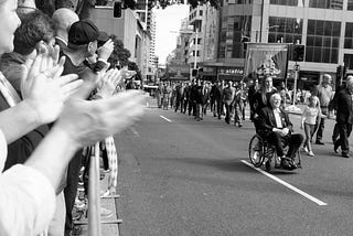 A Black and White Anzac Day in Sydney