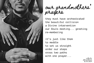 our grandmothers’ prayers