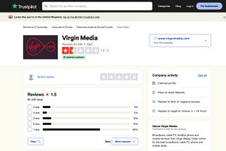 Virgin Media Frustration: The Lack of Choice Saga