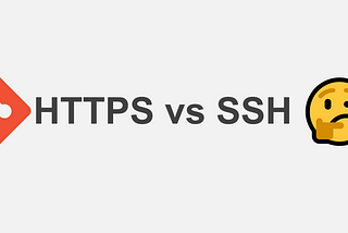 Use Git via HTTPS versus SSH