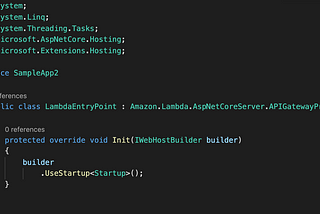 Developing .NET Core App run on AWS Lambda