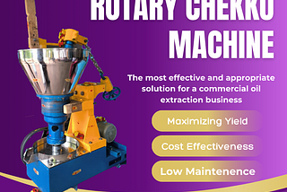 Rotary Chekku Machine in Bangalore by Karthik Engineering