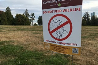 Park Board By-law Updates — Feeding Wildlife in Parks Sept 27, 2021
