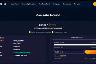 MoonRaise Presale Round