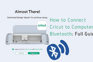 how to connect Cricut to bluetooth