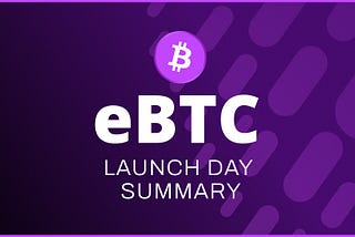 eBTC is Officially Live