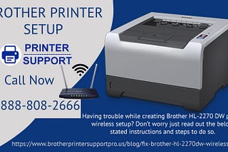 Easy steps to setup Brother wireless printer