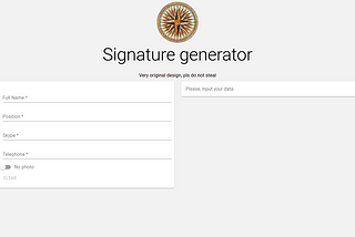 How to create a signature-generating app with React