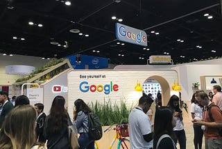 The Google booth