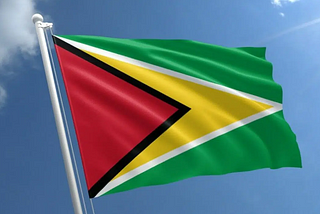 The flag of Guyana