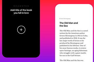 Readster — Discover new books (Media Kit)