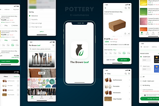 Designing e-commerce experience for pottery - UI/UX case study
