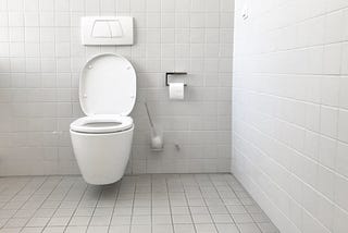 At my office, we have two bathrooms.
