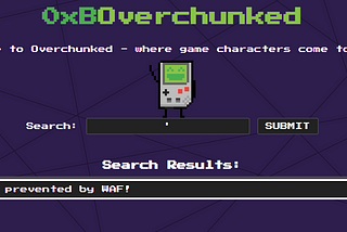 HackTheBox — 0xBOverchunked Web Challenge Write up