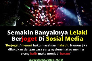 Semakin Banyak Lelaki Berjoget Di Sosial Media