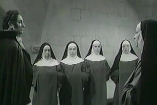 Dialogues des Carmélites : Les sœurs et le commissaire