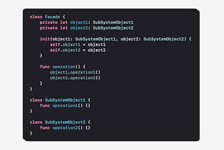 ‘Facade’ Pattern in Swift