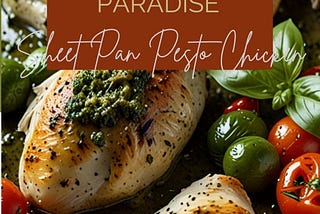 Sheet Pan Pesto Chicken 🍗🍅🌿: A Fresh and Flavorful Weeknight Dinner