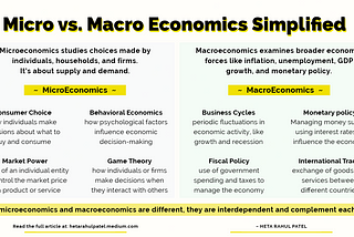 Micro vs. Macro Economics Simplified